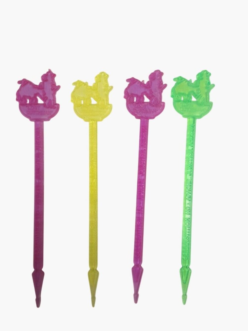 Lost Dutchman Swizzle Stick Drink Stirrer cocktail Pick Superstition Neon